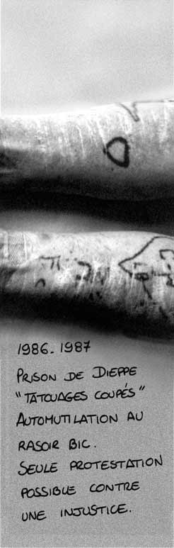 tatouage : prison de Bonne Nouvelle