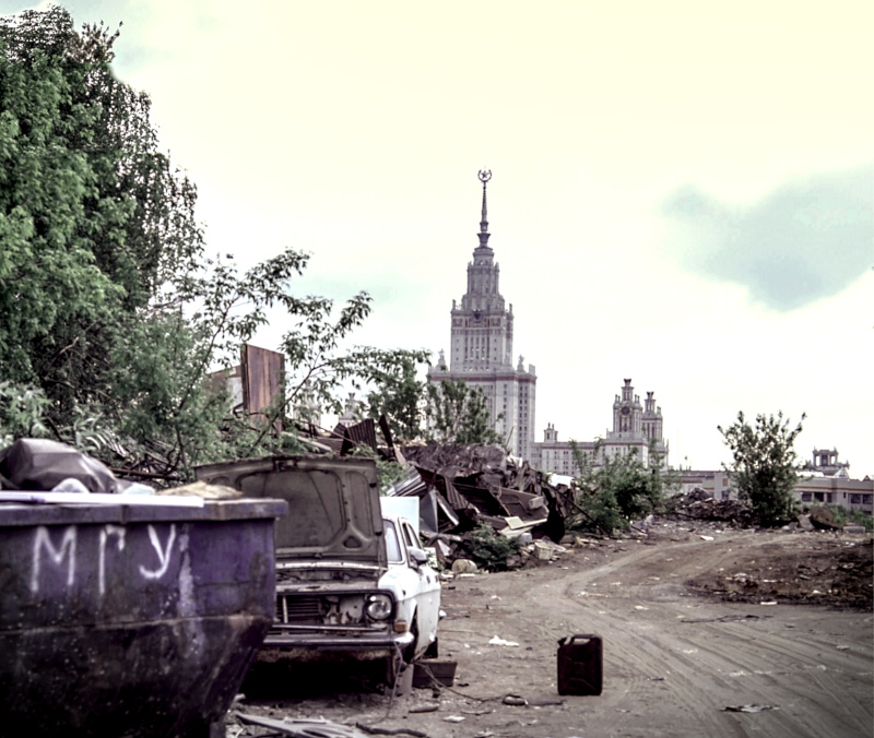  Cité de Garage détruite à Moscou. Stany Cambot