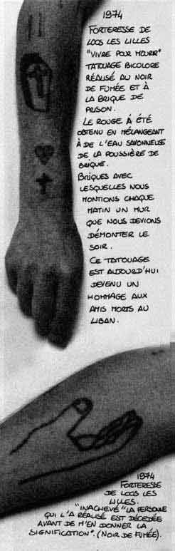 tatouage : forteresse de Loos les Lilles